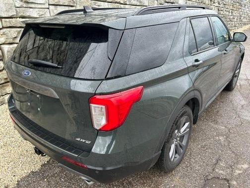 Forged Green Metallic 2023 Ford Explorer XLT