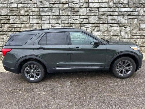 Forged Green Metallic 2023 Ford Explorer XLT