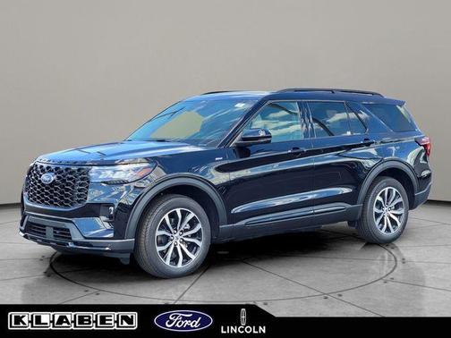 Agate Black Metallic 2026 Ford Explorer ST-Line