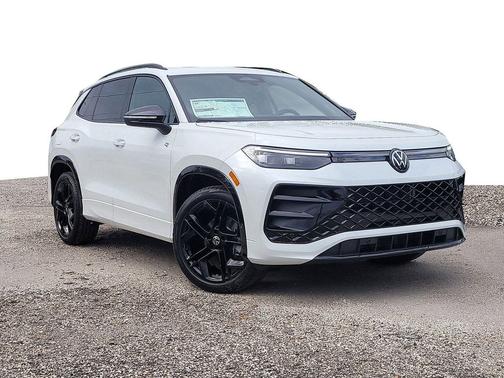 Opal White Pearl 2026 Volkswagen Tiguan 2.0T SE R-Line Black