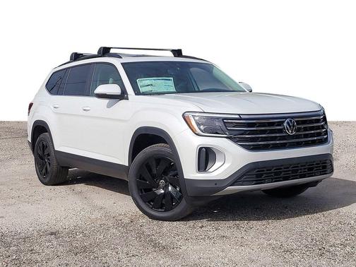 opal white pearl 2026 Volkswagen Atlas 2.0T SE w/Technology