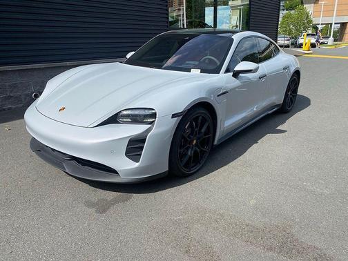 Gray Metallic 2023 Porsche Taycan GTS