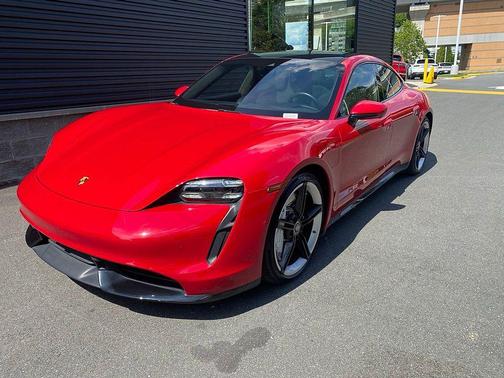 Carmine Red 2020 Porsche Taycan Turbo