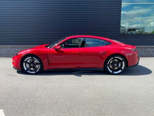 Carmine Red 2020 Porsche Taycan Turbo