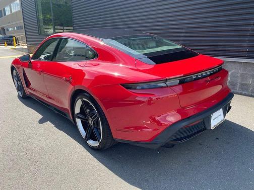 Carmine Red 2020 Porsche Taycan Turbo