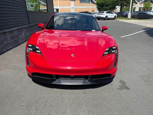 Carmine Red 2020 Porsche Taycan Turbo