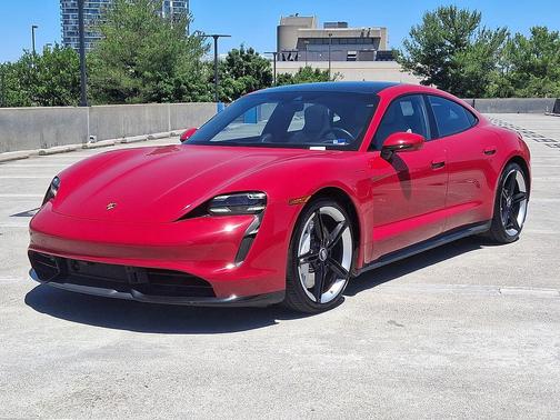 Carmine Red 2020 Porsche Taycan Turbo