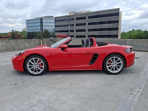 Red 2019 Porsche 718 Boxster S