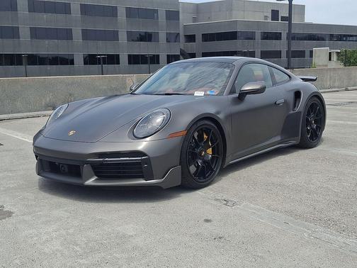 Grey 2021 Porsche 911 Turbo S