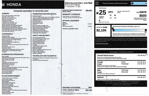 2014 Honda Accord EX-L