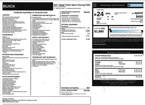 2017 Buick Regal Turbo Sport Touring