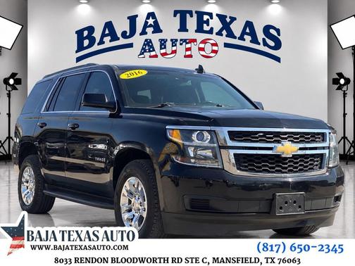 Black 2016 Chevrolet Tahoe LT