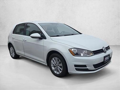 Pure White 2015 Volkswagen Golf Auto TSI S