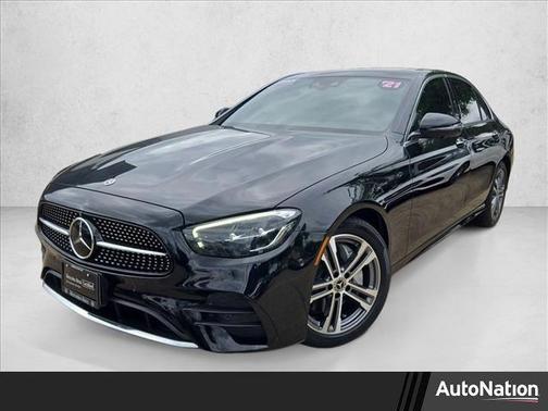 Black 2021 Mercedes-Benz E-Class 4MATIC