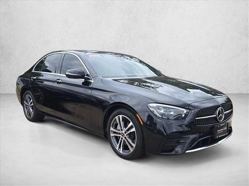 Black 2021 Mercedes-Benz E-Class 4MATIC
