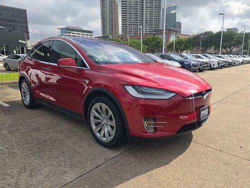 Red 2020 Tesla Model X Long Range Dual Motor All-Wheel Drive