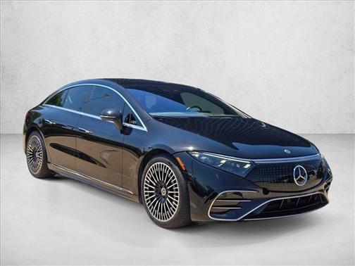 Obsidian Black Metallic 2022 Mercedes-Benz EQS 450+ 4MATIC