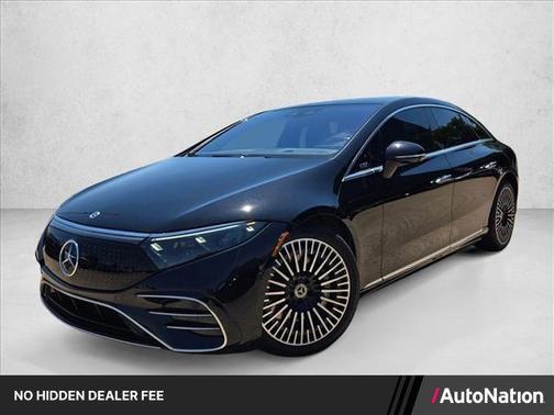 Obsidian Black Metallic 2022 Mercedes-Benz EQS 450+ 4MATIC