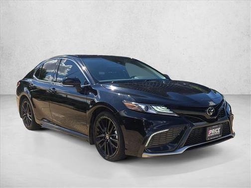 Midnight Black Metallic 2023 Toyota Camry XSE