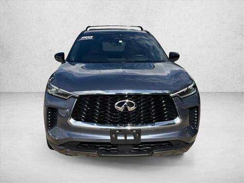 Moonbow Blue/Black Obsidian 2023 INFINITI QX60 AUTOGRAPH