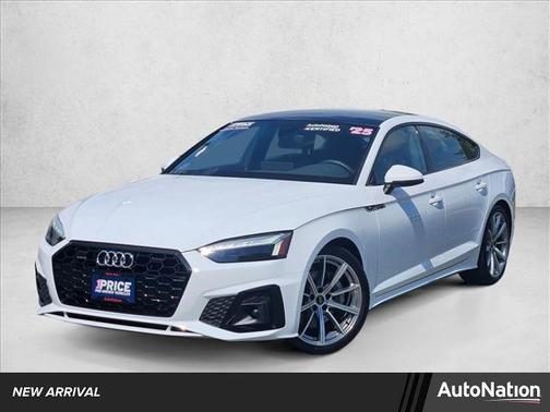 White 2025 Audi A5 Sportback 45 S Line Premium