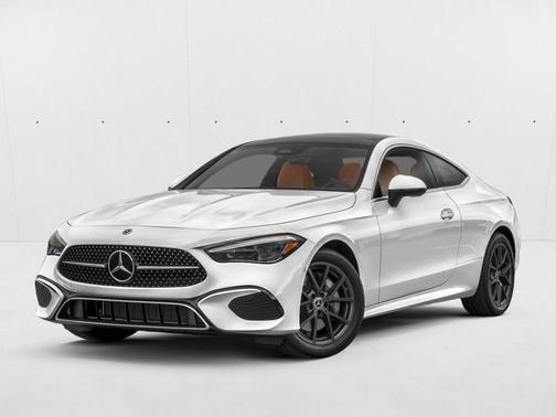 Polar White 2026 Mercedes-Benz CLE 300 4MATIC Coupe