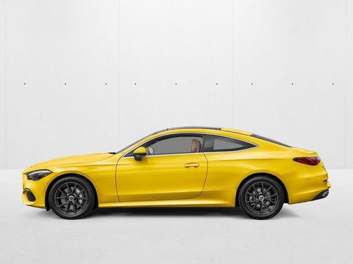 Sun Yellow 2026 Mercedes-Benz CLE 300 4MATIC Coupe