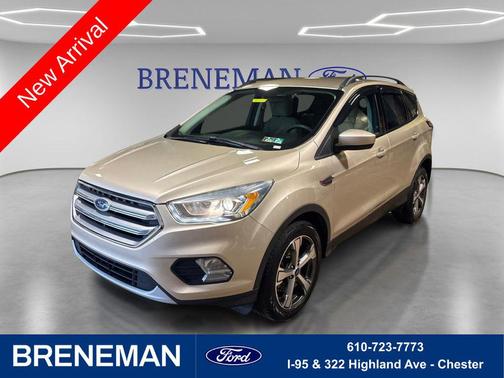 White Gold Metallic 2017 Ford Escape SE