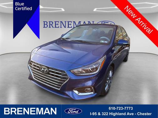 Admiral Blue 2018 Hyundai Accent Limited