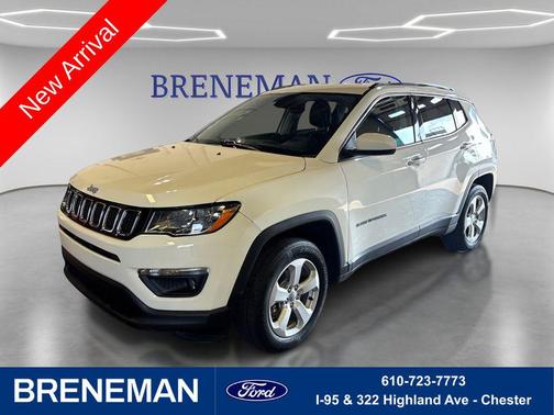 White Clearcoat 2019 Jeep Compass Latitude