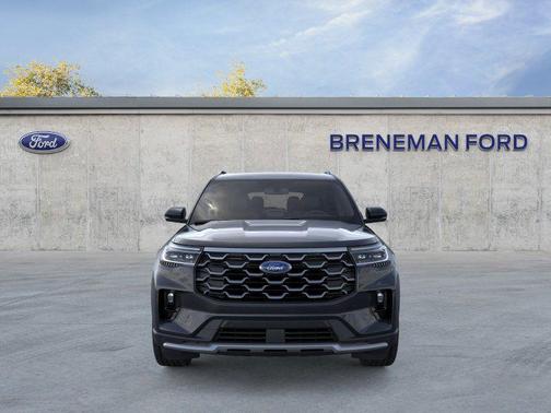 Agate Black Metallic 2026 Ford Explorer Platinum