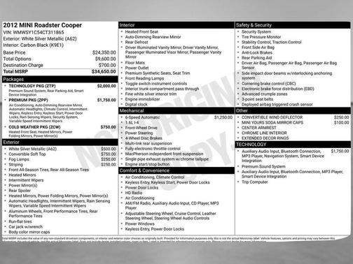 2012 MINI Cooper S Base