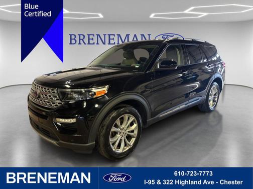 Black Metallic 2023 Ford Explorer Limited