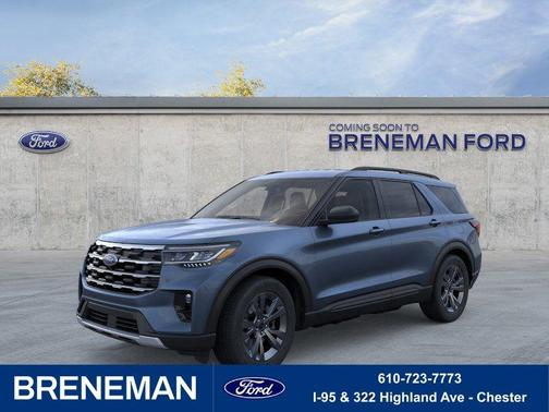 Vapor Blue 2026 Ford Explorer Active