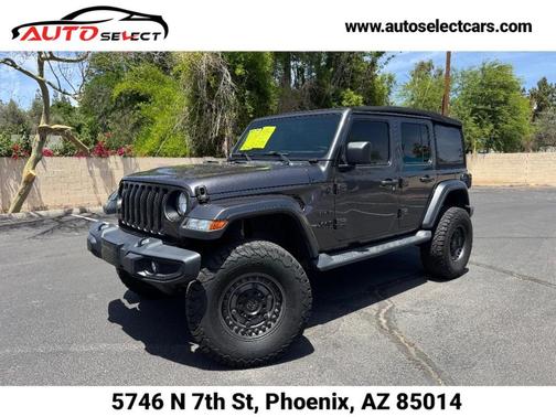 Gray 2021 Jeep Wrangler Unlimited Sahara SUV