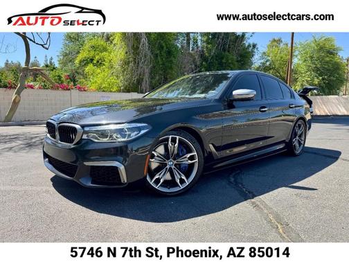 Carbon Black Metallic 2018 BMW M550 i xDrive