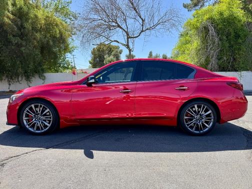 Dynamic Sunstone Red 2023 INFINITI Q50 RED SPORT 400