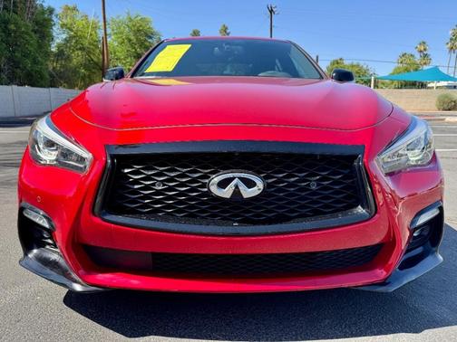 Dynamic Sunstone Red 2023 INFINITI Q50 RED SPORT 400