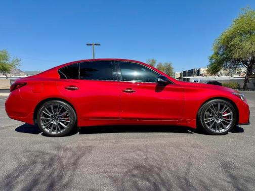 Dynamic Sunstone Red 2023 INFINITI Q50 RED SPORT 400