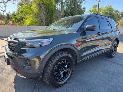 Forged Green Metallic 2022 Ford Explorer Timberline