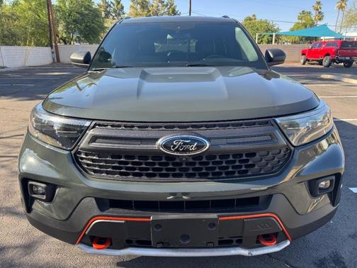Forged Green Metallic 2022 Ford Explorer Timberline