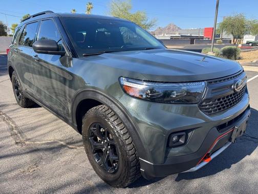 Forged Green Metallic 2022 Ford Explorer Timberline