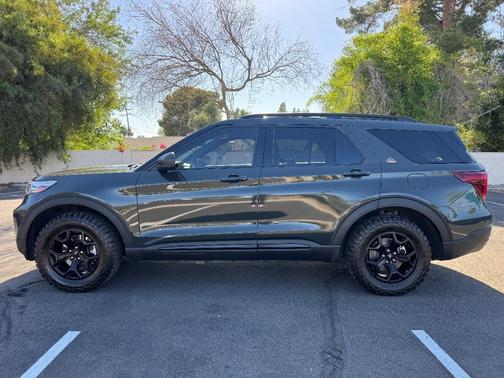 Forged Green Metallic 2022 Ford Explorer Timberline