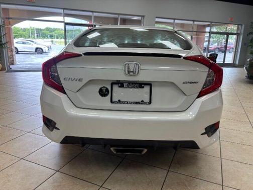 Platinum White Pearl 2019 Honda Civic Sport