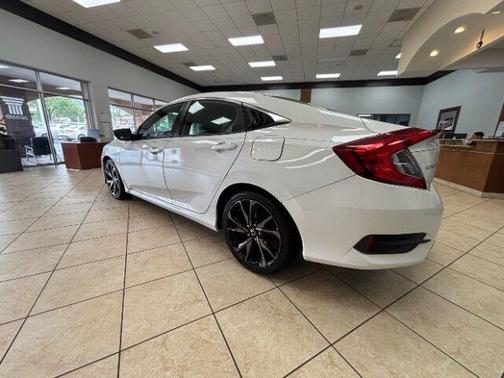 Platinum White Pearl 2019 Honda Civic Sport