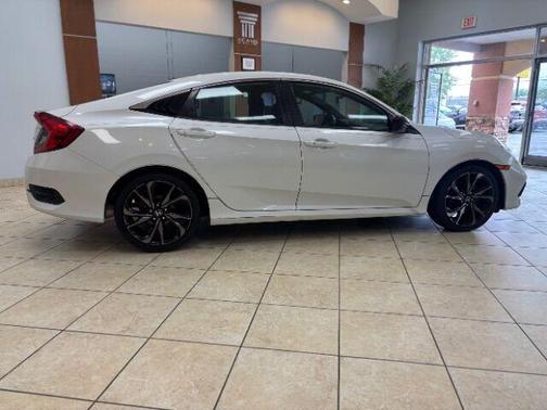Platinum White Pearl 2019 Honda Civic Sport