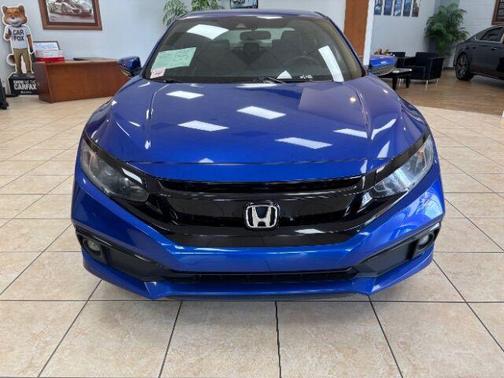 Aegean Blue Metallic 2020 Honda Civic Sport