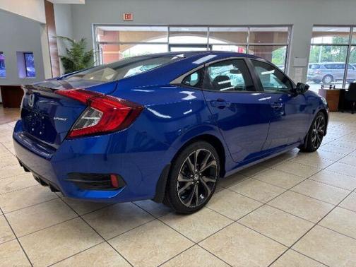 Aegean Blue Metallic 2020 Honda Civic Sport