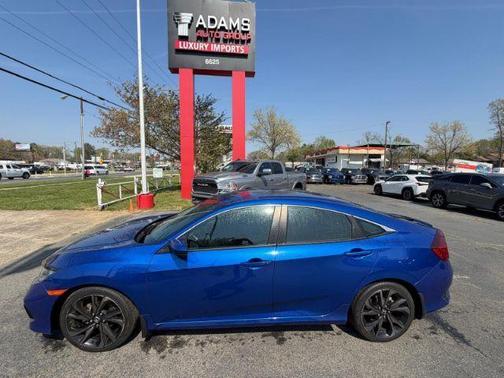 Aegean Blue Metallic 2020 Honda Civic Sport