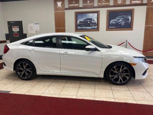White 2020 Honda Civic Sport